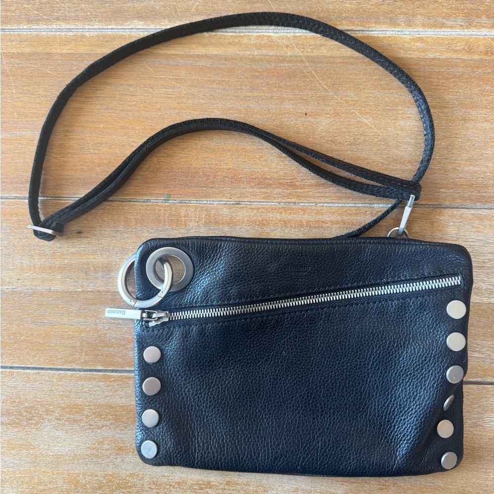Hammitt Black Leather Crossbody Bag